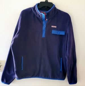 Vineyard Vines Fleece SHEP 3/4 Shirt Size Large